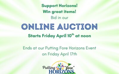 Online Auction added to this year’s Putting “Fore” Horizons event